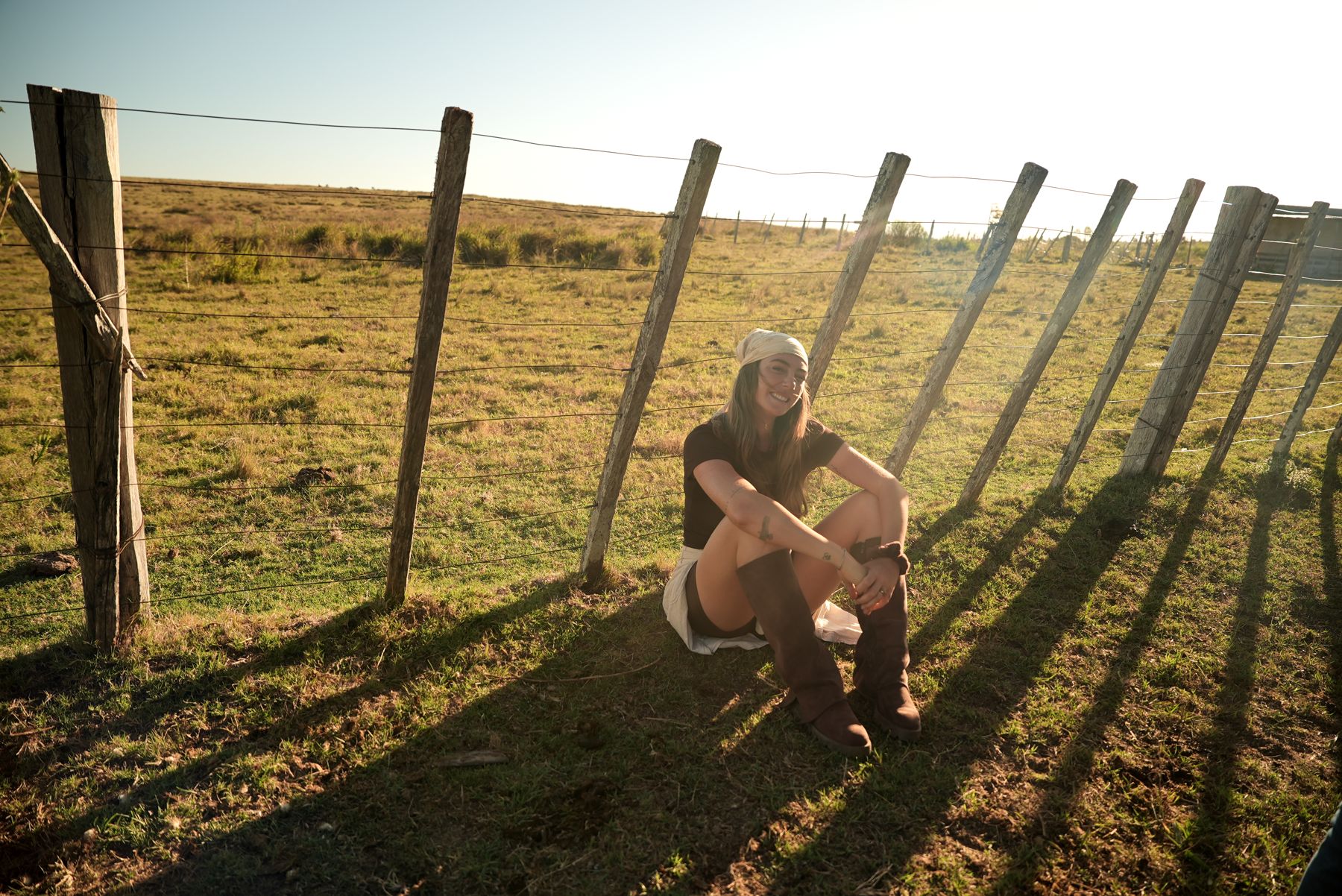 Long shadows on the campo