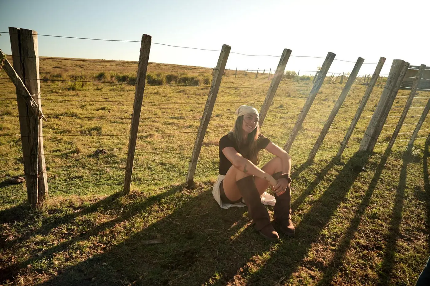 Long shadows on the campo