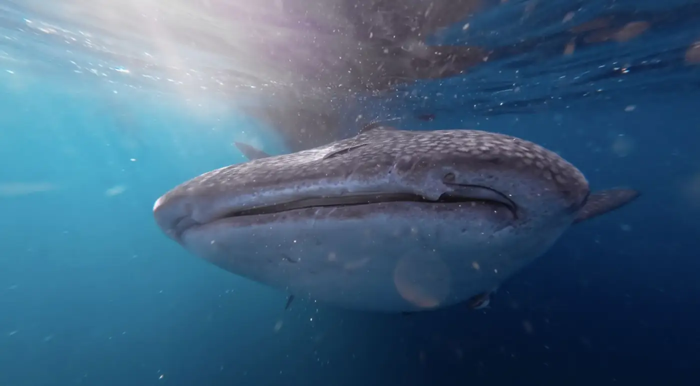 Watch: Swimming with Whale Sharks