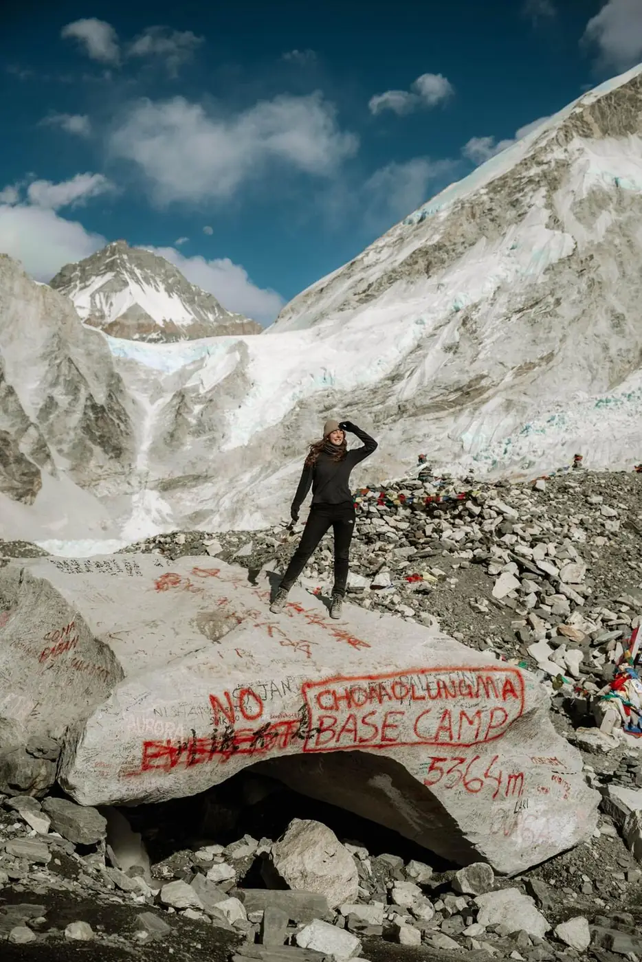 At Everest Base Camp