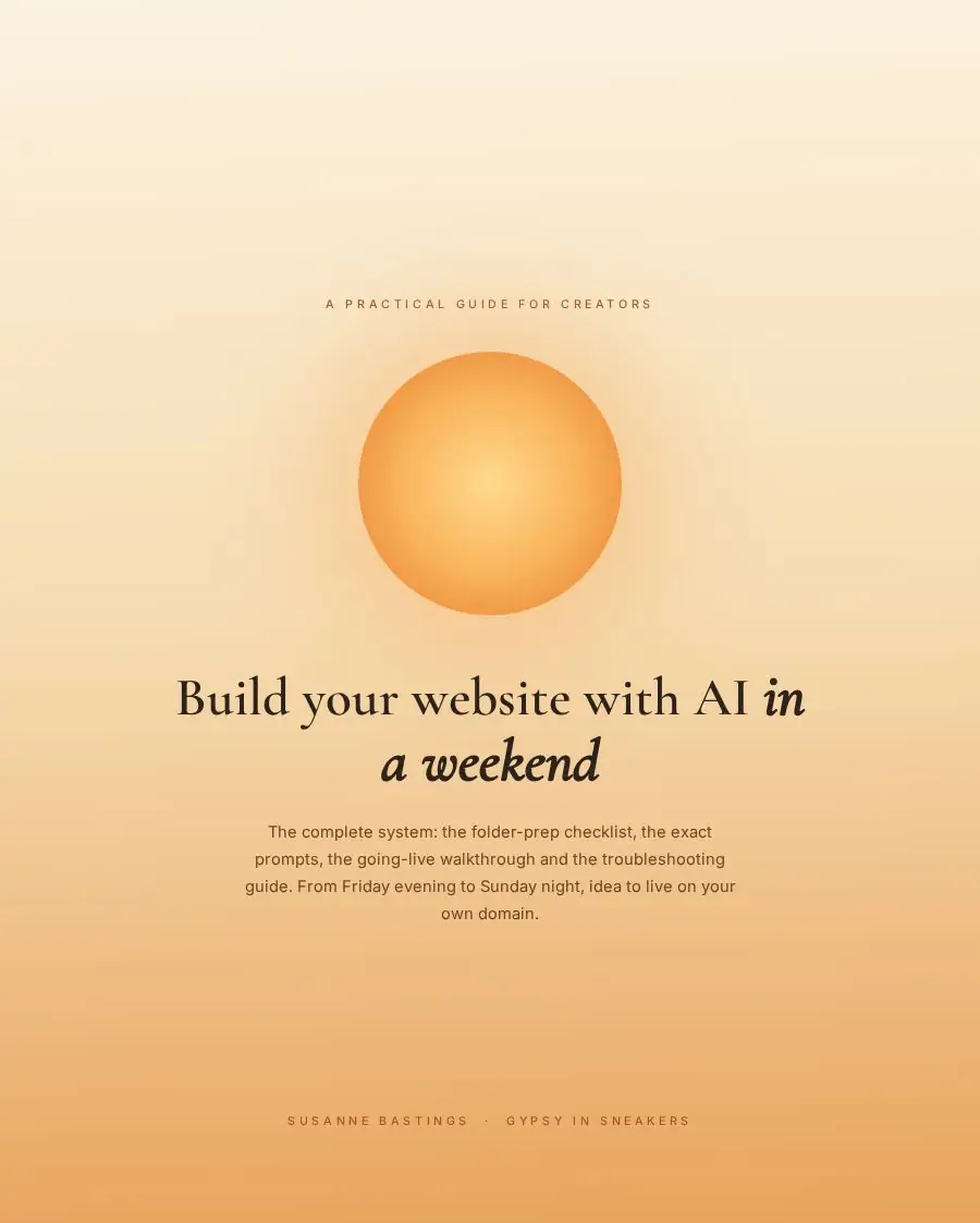 Build Your Website With AI in a Weekend